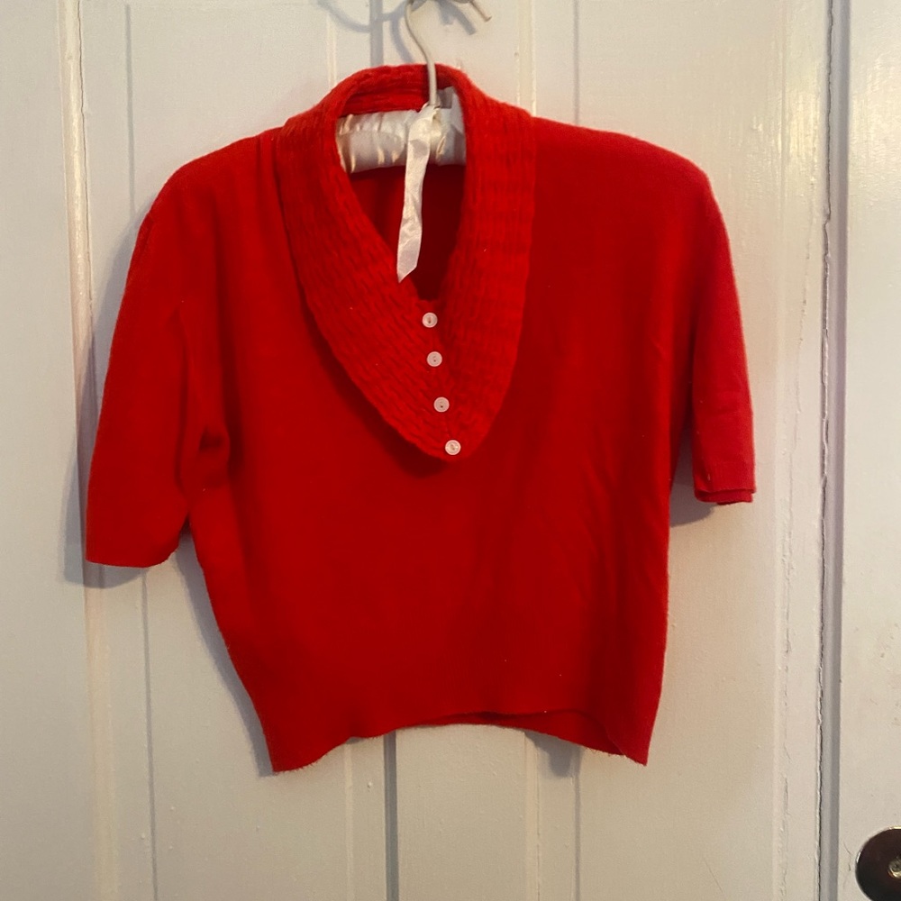 Vintage 1960’s short sleeve knit sweater